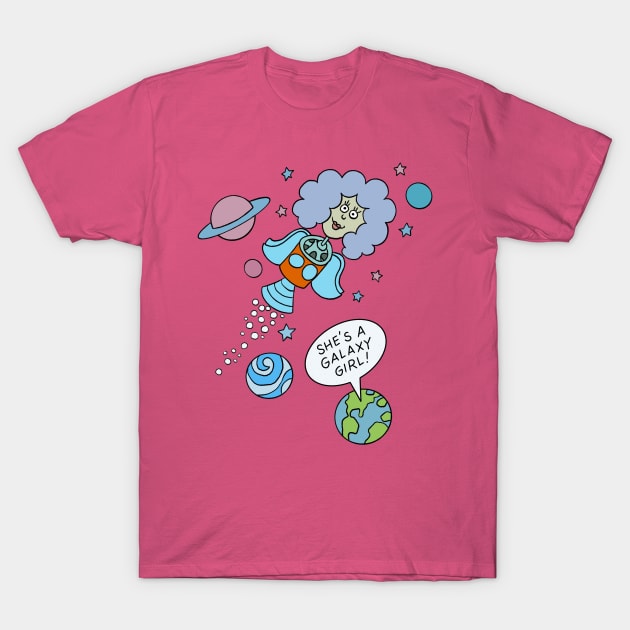 Interplanet Janet! T-Shirt by ThirteenthFloor